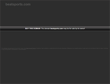 Tablet Screenshot of beatsports.com